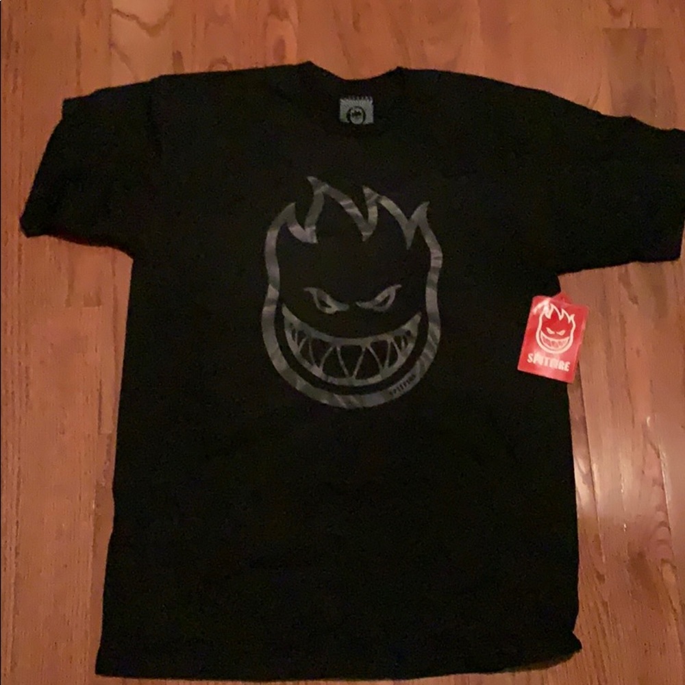 Spitfire large big Head black tee